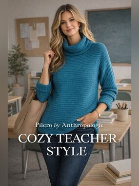 Pilcro by Anthropologie Cozy Textured Knit Sweater – XXS 💙